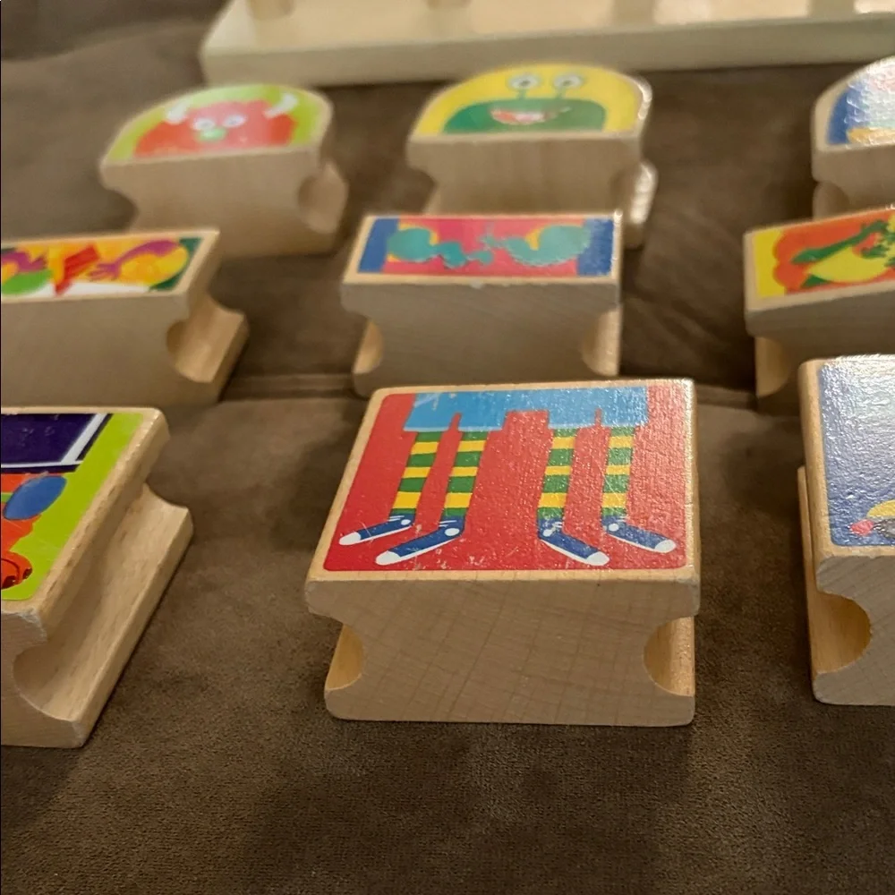 Highlights MIX-and-Match Monster Blocks (Wooden Blocks) Ages 1 And Up